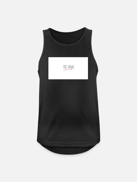 Team Conrad - Männer Tank Top atmungsaktiv - Schwarz