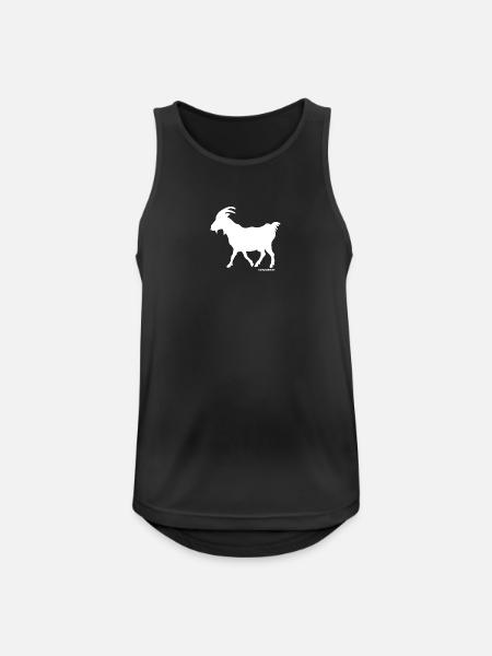 Sündenbock Silhouette - Männer Tank Top atmungsaktiv - Schwarz