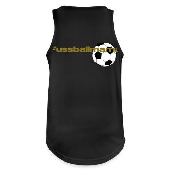 Soccer Mom - Débardeur respirant Homme - noir - Dos - Nick (188cm)
