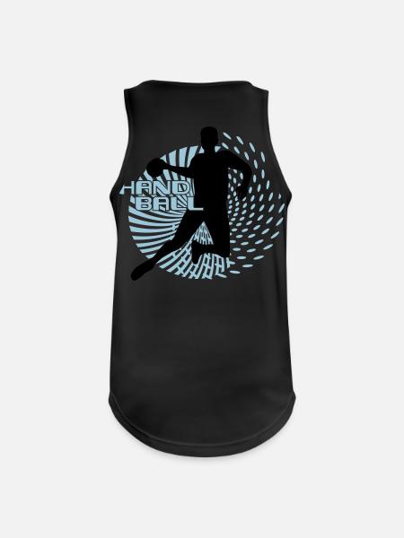 HANDBALL Strudel Handballer - Men's Breathable Tank Top - black