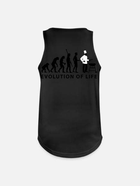 evolution_grill_e_2c - Débardeur respirant Homme - noir