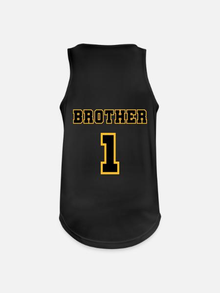Brother 1 - Débardeur respirant Homme - noir