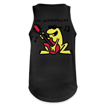frog_n_roll_072011_a_3c - Débardeur respirant Homme - noir - Dos - Nick (188cm)