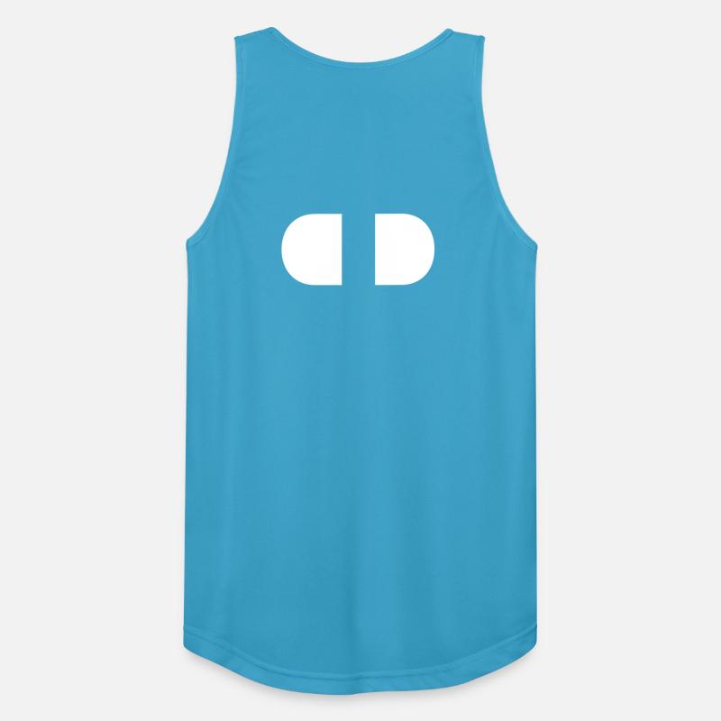 Controller-Split-White Men's Breathable Tank Top