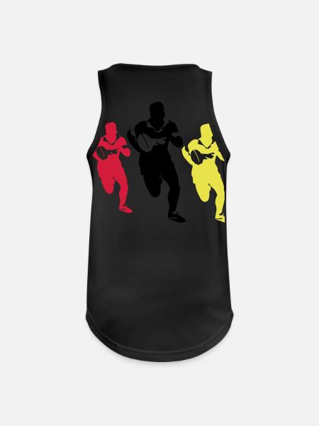 rugby - Men's Breathable Tank Top - black