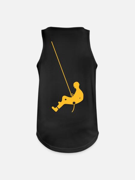 klettern - Männer Tank Top atmungsaktiv - Schwarz