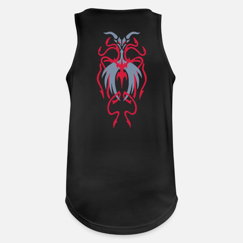 devil - Men's Breathable Tank Top - black