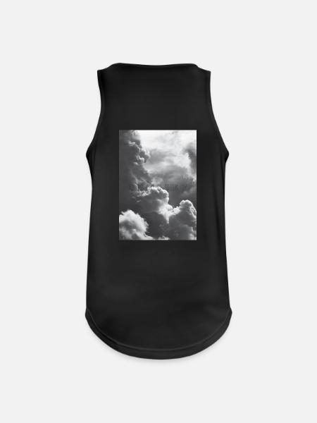 Odyssey in the Clouds - Männer Tank Top atmungsaktiv - Schwarz