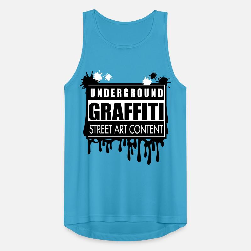 Underground graffitis flex Débardeur respirant Homme
