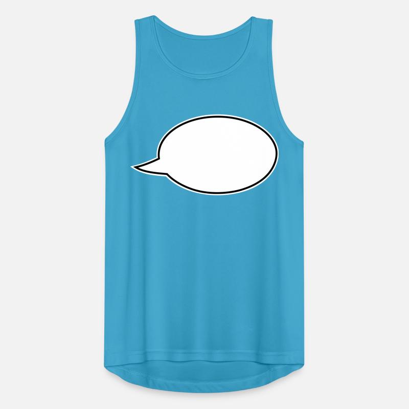 Speech bubble comic right Men's Breathable Tank Top