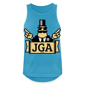 Bachelor Party Hand Show (Bachelor Party / 3C) - Men's Breathable Tank Top - sapphire blue - Front - Nick (188cm)