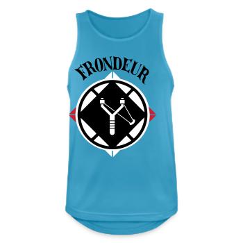 Slinger Emblem - Men's Breathable Tank Top - sapphire blue - Front - Nick (188cm)