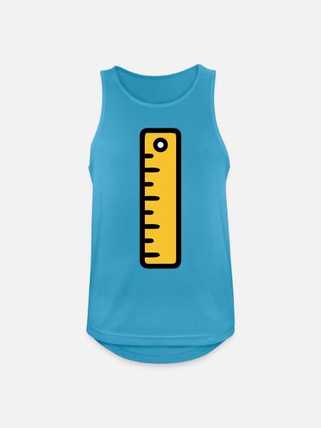 Scale Ruler Tool Office - Men's Breathable Tank Top - sapphire blue