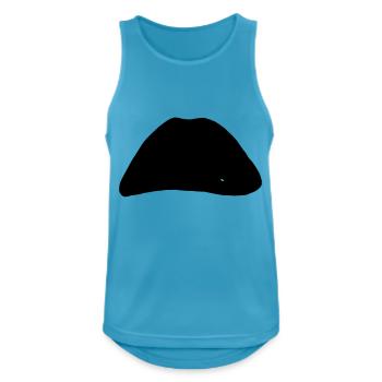 LIPS - Rocky horror picture show - Männer Tank Top atmungsaktiv - Saphirblau - Vorne - Nick (188cm)