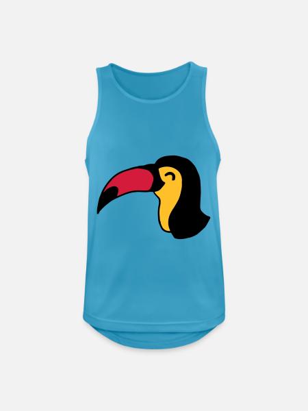 Toucan Toucan Tucan Bird - Men's Breathable Tank Top - sapphire blue