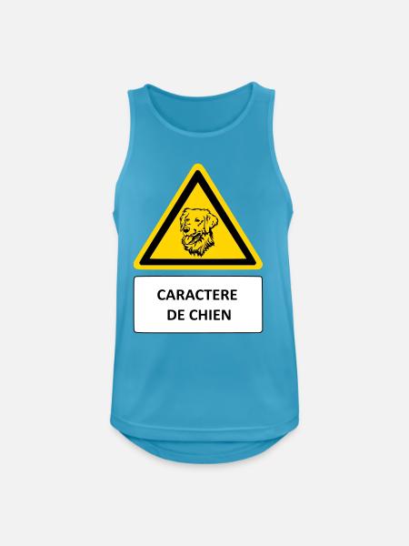 Dog character - Men's Breathable Tank Top - sapphire blue