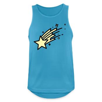 Shooting Star Comet Comic - Men's Breathable Tank Top - sapphire blue - Front - Nick (188cm)
