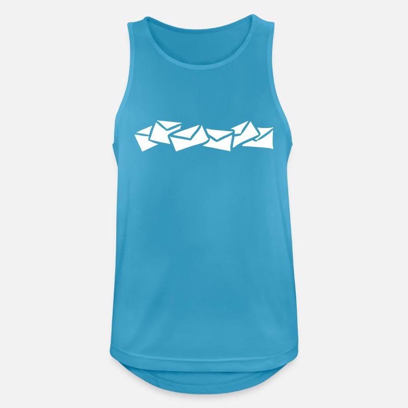 Message message mail mail mail - Men's Breathable Tank Top - sapphire blue