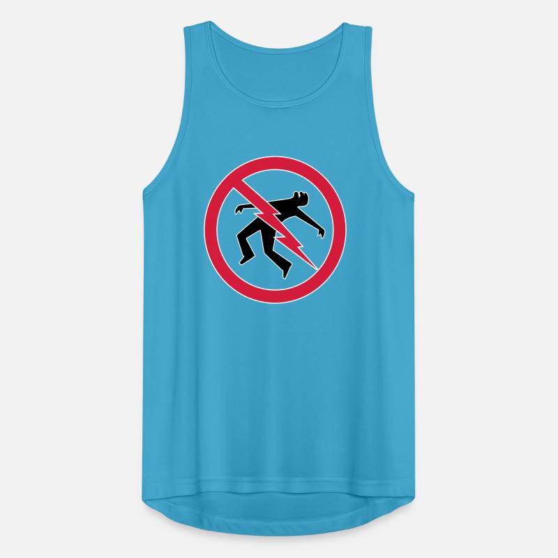 Lightning  Warning Men's Breathable Tank Top