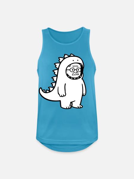 Karnevalmuffel Opa - Männer Tank Top atmungsaktiv - Saphirblau