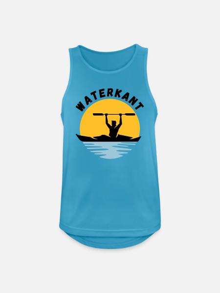 Waterkant Kanu - Männer Tank Top atmungsaktiv - Saphirblau