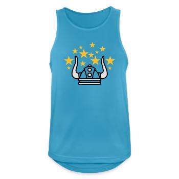 Wikinger Idee - Männer Tank Top atmungsaktiv - Saphirblau - Vorne - Nick (188cm)
