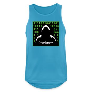 Darknet - Débardeur respirant Homme - bleu saphir - Devant - Nick (188cm)