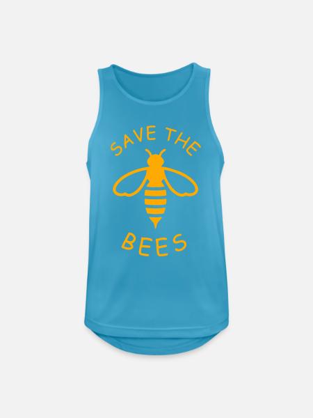 Éco-conception Sauvons les abeilles - Débardeur respirant Homme - bleu saphir