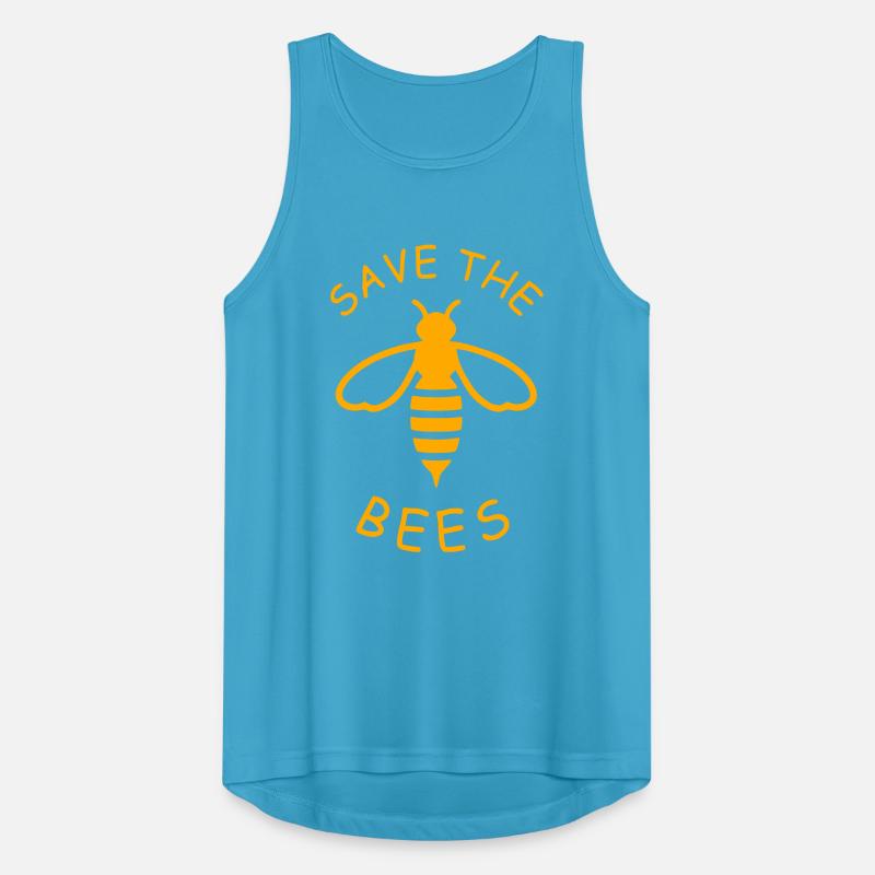 Rettet die Bienen Ökodesign Männer Tank Top atmungsaktiv