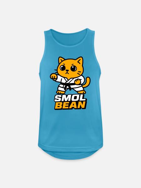 Katzenkämpfer im Dojo - Männer Tank Top atmungsaktiv - Saphirblau