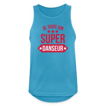 I'm a great dancer - Men's Breathable Tank Top - sapphire blue - Front - Nick (188cm)