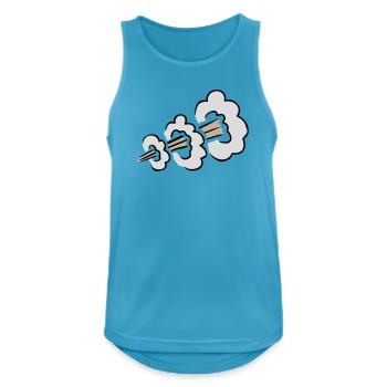 Lauter Furz Explosion Lustig Klohumor Comic Wolke - Männer Tank Top atmungsaktiv - Saphirblau - Vorne - Nick (188cm)