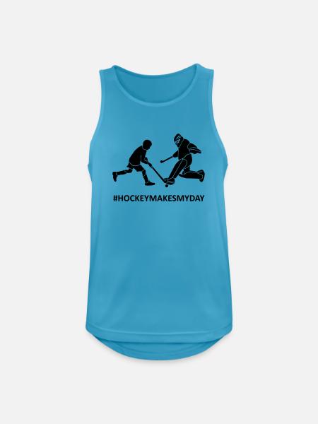 Goalkeeper and player - Men's Breathable Tank Top - sapphire blue