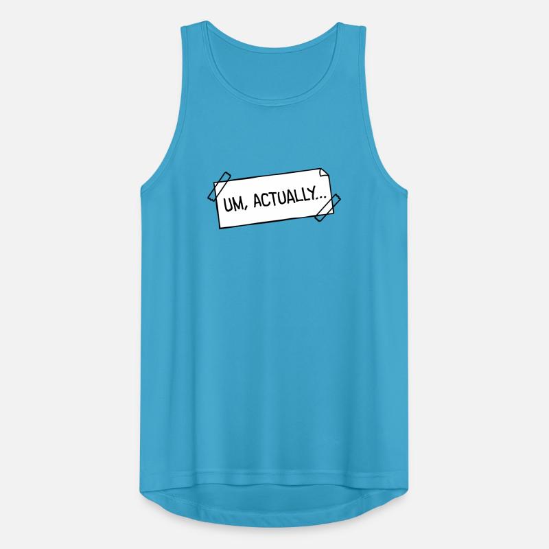 To Actually Stick Notes Nerd Smartass Logo Men's Breathable Tank Top