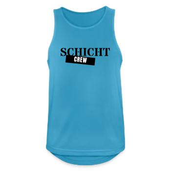 Shift Crew - Shift Work Colleagues Night Shift - Men's Breathable Tank Top - sapphire blue - Front - Nick (188cm)