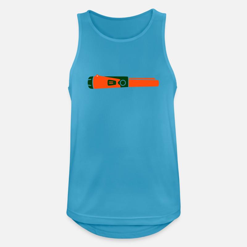 Pinpointer Probe Detectorist - Men's Breathable Tank Top - sapphire blue