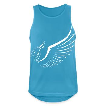 Phoenix - Men's Breathable Tank Top - sapphire blue - Front - Nick (188cm)