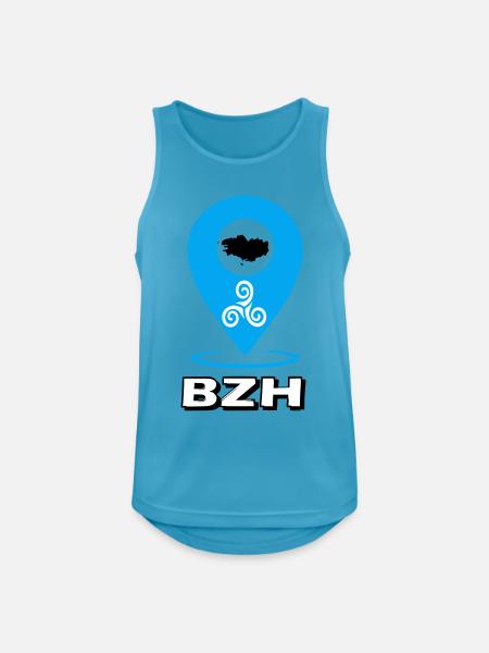 Triskel Breizh Blau - Männer Tank Top atmungsaktiv - Saphirblau