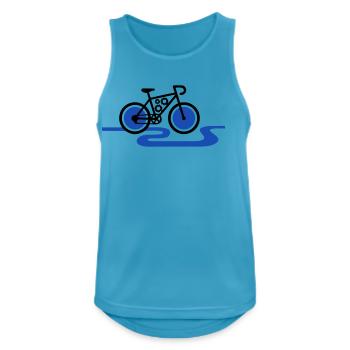 Modern E-Bike Gear Motor - Men's Breathable Tank Top - sapphire blue - Front - Nick (188cm)