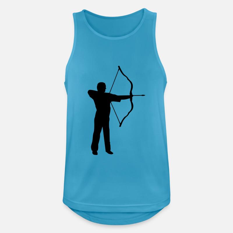 archery, archer - Men's Breathable Tank Top - sapphire blue