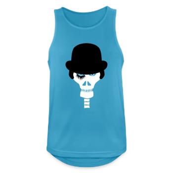 Droogiekopf!!! - Männer Tank Top atmungsaktiv - Saphirblau - Vorne - Nick (188cm)