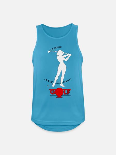 Retro-Golfer - Männer Tank Top atmungsaktiv - Saphirblau
