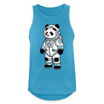 Combinaison spatiale panda bear - Débardeur respirant Homme - bleu saphir - Devant - Nick (188cm)