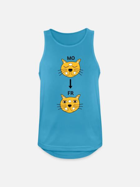 Monday to Friday - Men's Breathable Tank Top - sapphire blue