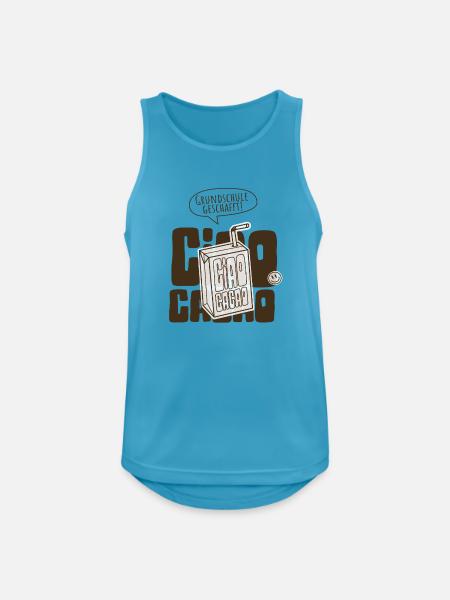 Grundschule Geschafft Abschluss Ciao Kakao - Männer Tank Top atmungsaktiv - Saphirblau