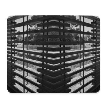 Bois abstrait V.1 - Tapis de souris (format paysage) - blanc - Devant