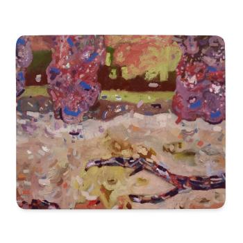 Impressionist Park - Mouse Pad (horizontal) - white - Front