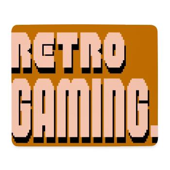 Retro-Gaming-Pixelkunst - Mousepad (Querformat) - Weiß - Vorne