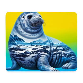 Siegel - Mousepad (Querformat) - Weiß - Vorne