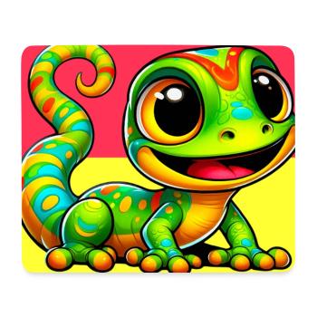 Gecko - Mouse Pad (horizontal) - white - Front